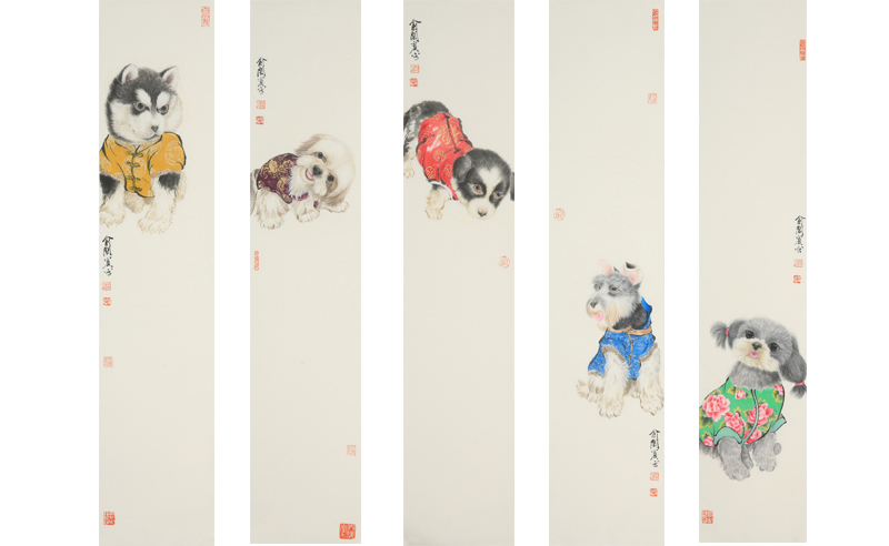 俞閎賓工筆動物系列